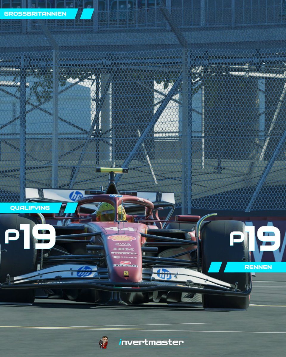 Rennen 4 in Silverstone: Kein Safety-Car-Phase, keine Gelegenheit für strategische Aufholjagden. Das Ergebnis bleibt weit hinter dem Potenzial – ein Wochenende, das rückblickend wenig Positives liefert.

#GloriaWM #BritishGP 🇬🇧 #F1 #F125