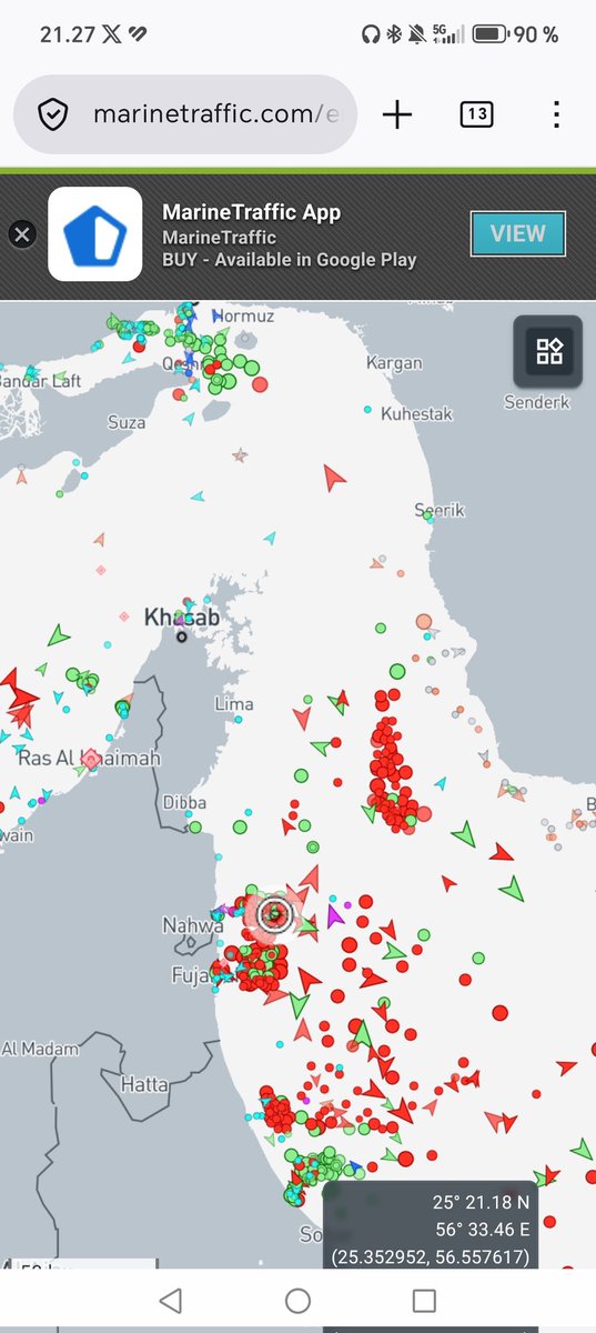 XRP_Pro's tweet photo. Strait of Hormuz at the moment. Lots of tankers anchored on both sides. What will happen when NYMEX opens in few hours? 💀 https://t.co/FoYqFNHJ6s