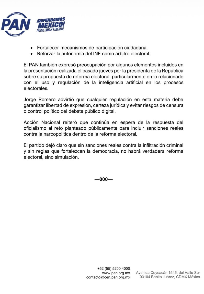 Acción Nacional tweet media