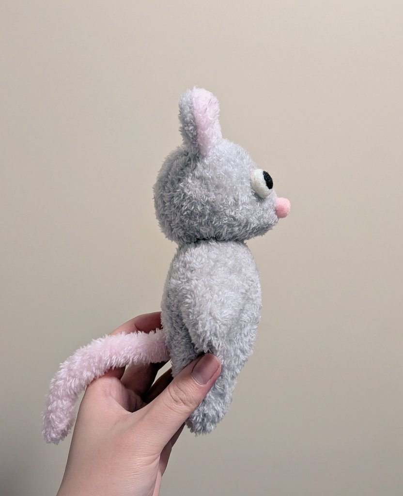 ねずみのぬいぐるみができました🐀