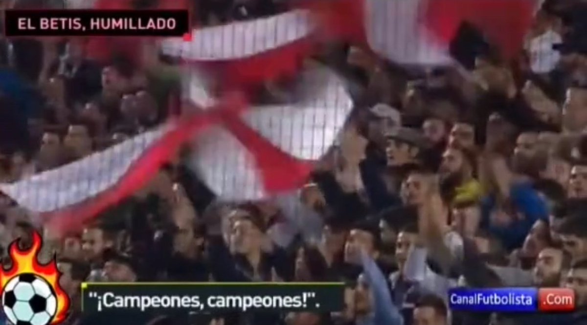 Soñaban con esto, pero no han tenido en cuenta una cosa.
El SEVILLA FC no es el BETIS y el BETIS no es el SEVILLA FC.