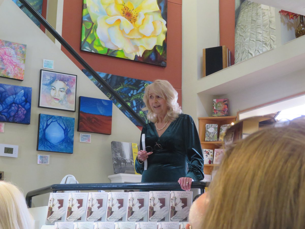 MickeyJoshNut's tweet photo. Had a blast at Deborah Serravalle's (@DebSerravalle ) book launch for "Mockingbird Diary of St. Helena Island" today at A Different Drummer Books (@DrummerBooks) in Burlington ON. It was a full house.  Thanks Ian for the email about the event. https://t.co/S9BpDYflzD