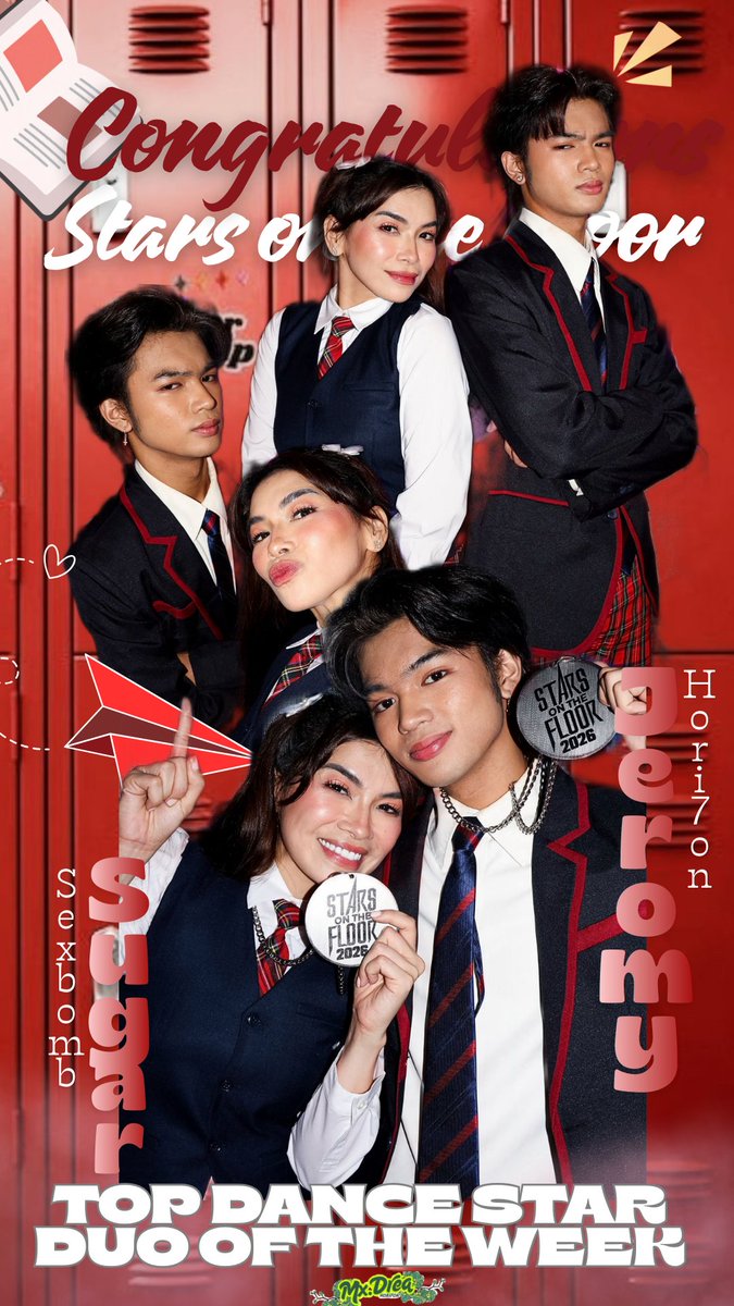 Congrats Top Dance star duo of the week 💃🏆

Proud of you as always 🫶

JEROMY SweetAs Sugar

#SuMyMoment #JEROMY #HORI7ON_JEROMY
#SOTFCollabHataw <a href="/HORI7ONofficial/">HORI7ONofficial</a>