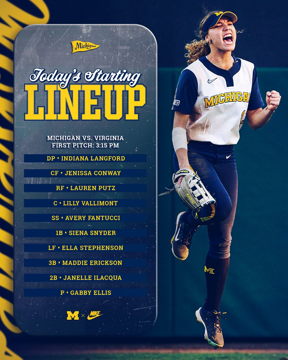 Michigan Softball tweet media
