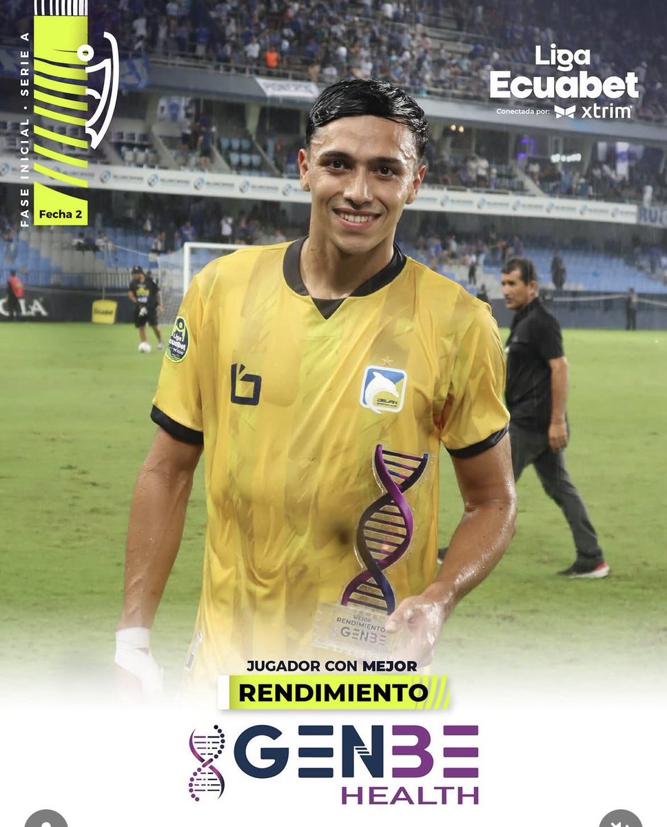 AlberdialMundo's tweet photo. #LigaPro 🇪🇨 || Geronimo Heredia fue titular en el empate te 1-1 de Delfín vs Emelec 

⭐️ Puntaje @SofascoreLA: 6.6 https://t.co/FOIVR8tExp