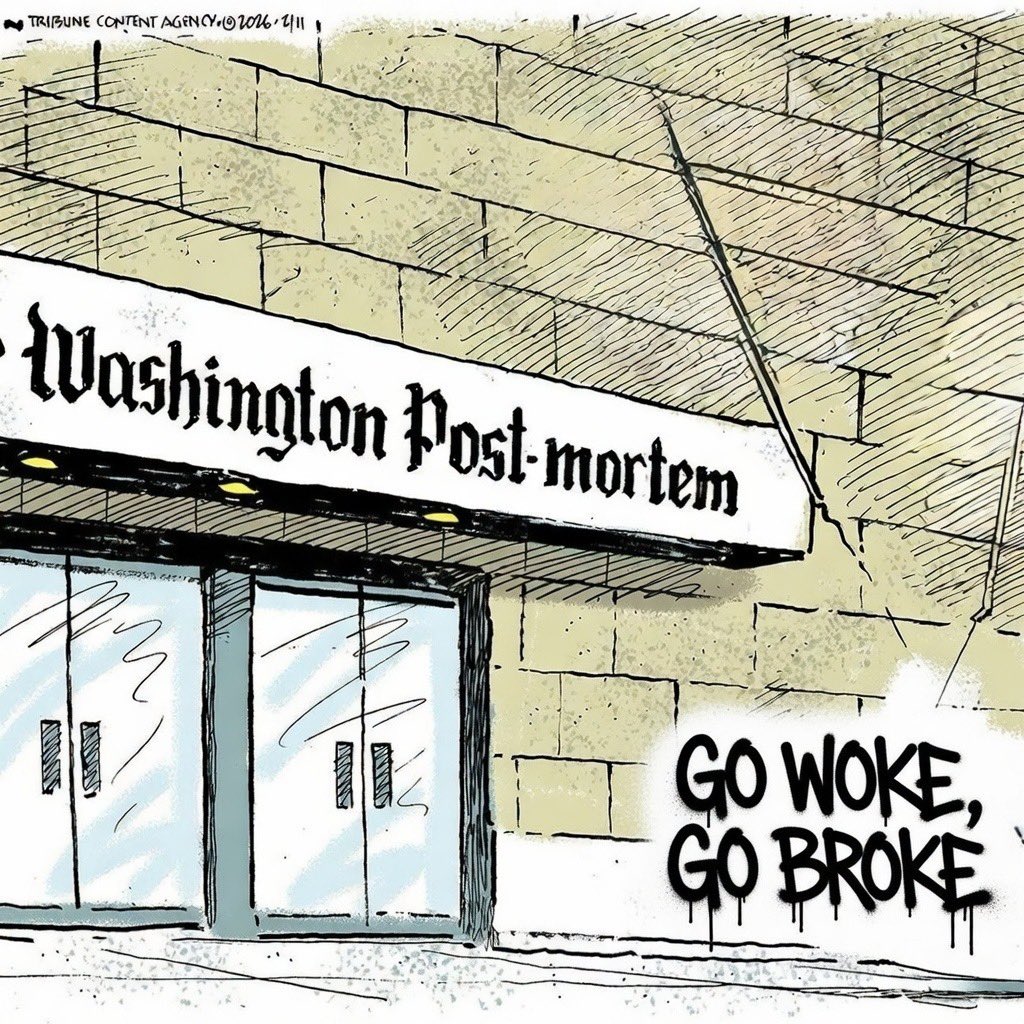 <a href="/JonathanTurley/">Jonathan Turley</a> <a href="/washingtonpost/">The Washington Post</a> Publisher &amp; CEO Will Lewis said to staff in June 2024:

 “We are losing large amounts of money. Your audience has halved in recent years. People are not reading your stuff. I can’t sugarcoat it anymore.”

Lesson apparently NOT learned.