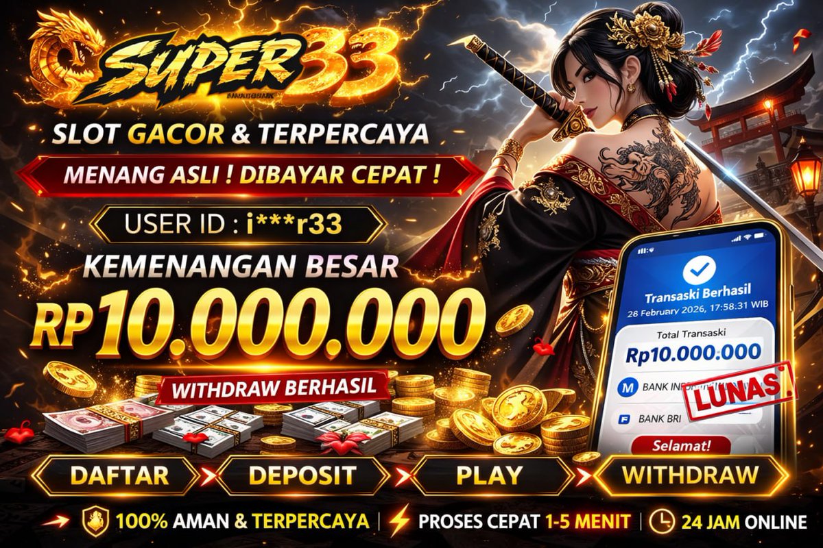 KristineVer01's tweet photo. SITUS GACOR RESMI TERBAIK SE-ASIA!!!

#SlotGacor #SlotGacor2026 #slotgacorhariini https://t.co/11LSBa8osm