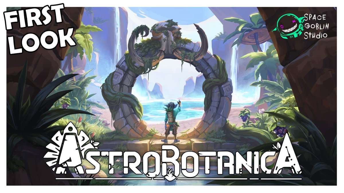 First Look #Astrobotanica
#indiegames 
Science-driven survival with a relaxing vibe. Farming, base building, crafting, animal taming, puzzle-solving, and exploration on Prehistoric Earth, where you arrive as an alien botanist who is very good at plant research, but... can't