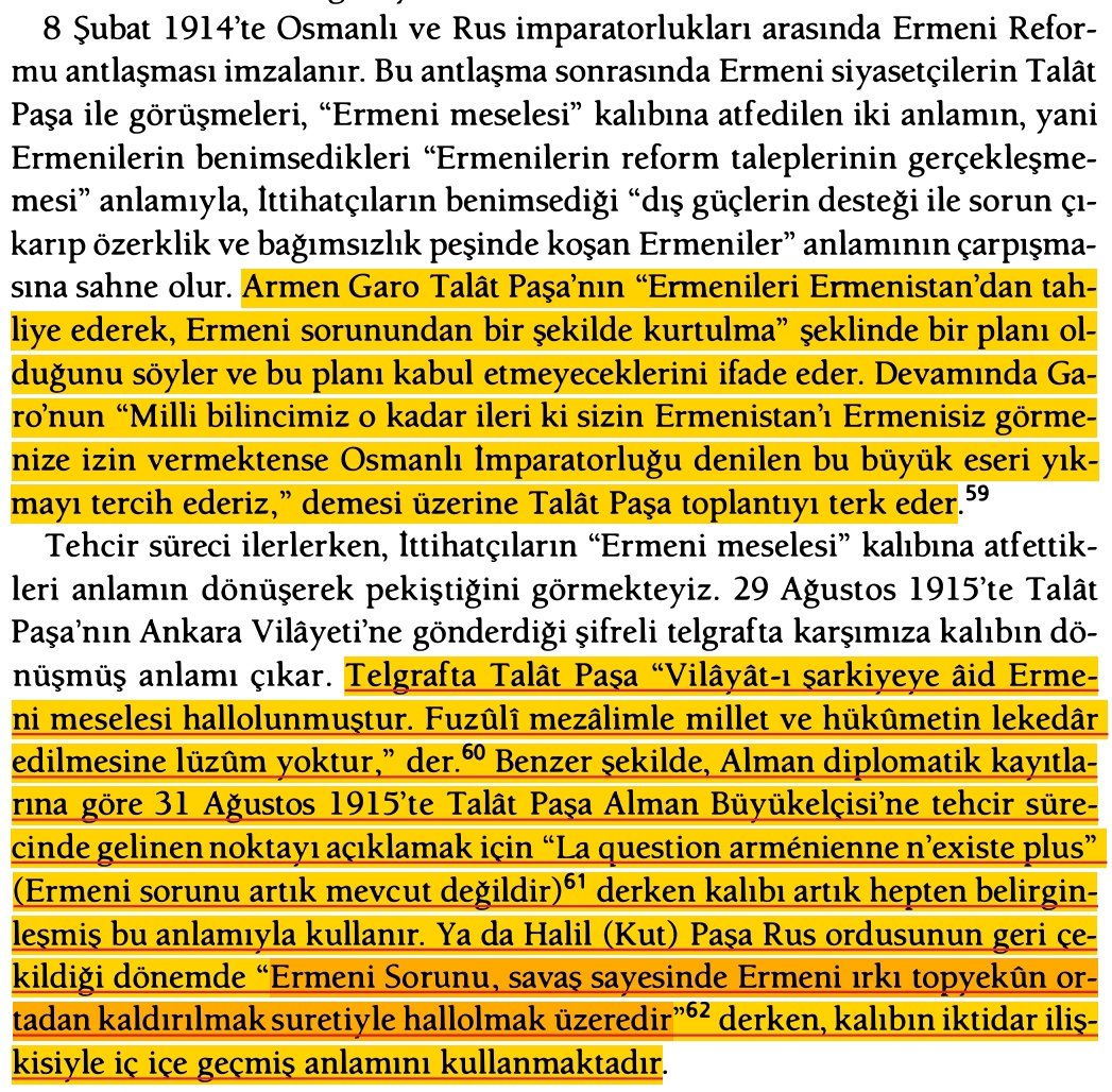 turkues11's tweet photo. "Ermeni Sorunu, savaş sayesinde Ermeni ırkı topyekûn ortadan kaldırılmak suretiyle hallolmak üzeredir."

-Halil Kut Paşa https://t.co/o5j0I3uenG