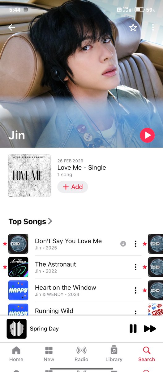 — COPIEN Y PEGUEN‼️🚨🐹

Hello,
We are informing that there is single of some other artist, being labelled and shown under official <a href="/AppleMusic/">Apple Music</a> profile of Jin of BTS.

Please kindly look into it 
<a href="/AppleSupport/">Apple Support</a> <a href="/bts_bighit/">BTS_official</a> <a href="/BIGHIT_MUSIC/">BIGHIT MUSIC</a> <a href="/HYBEOFFICIALtwt/">HYBE OFFICIAL</a>