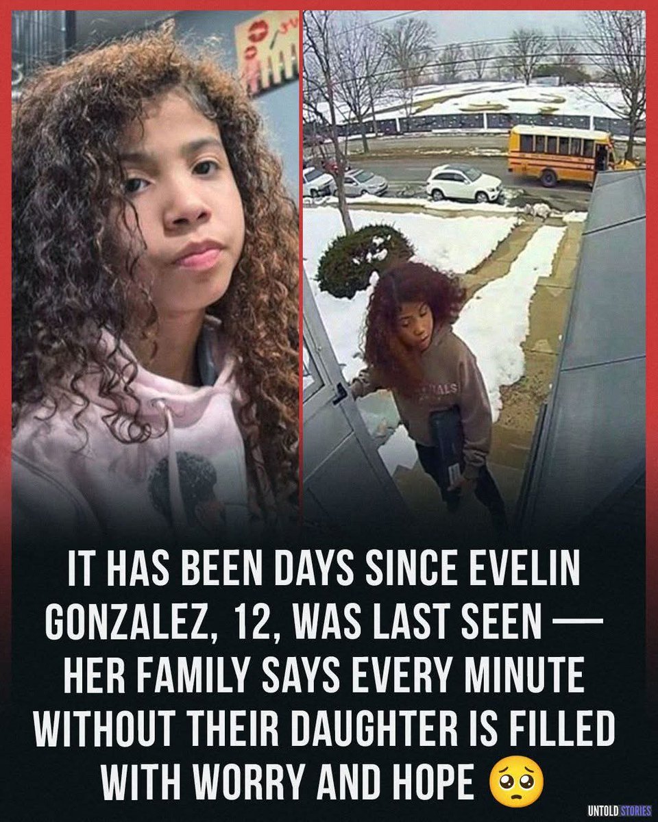 Concern is growing in Northeast Philadelphia as authorities search for a missing 12-year-old girl, Evelin Gonzalez, who has not been seen since Thursday afternoon.

According to police, Evelin left her home on the 3500 block of Grant Avenue on Feb. 26, 2026. A doorbell camera