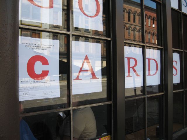 Applauding the innovation shown by this restaurant that tried to conceal their C rating from the Department of Health