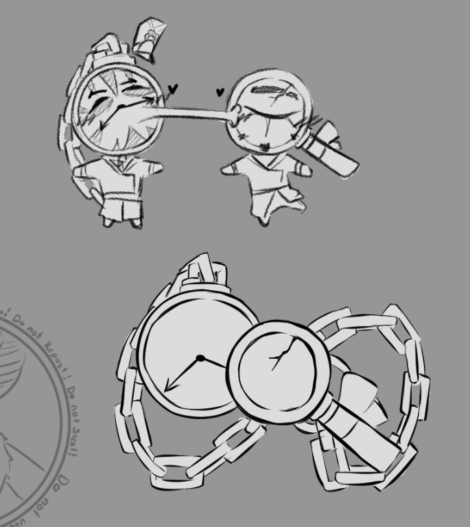 40d6_1's tweet image. My Dyle &amp;amp; Rodger in the MOTM style - ish (bc i suck at imitating art styles) 

#dandysworld #rodger #dyle #timecapsule #motm #dandysworldart #mythofthemachine