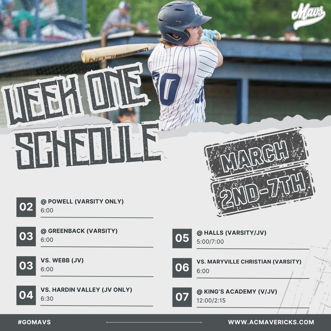 Anderson County Maverick Baseball ⚾️🤘 tweet media