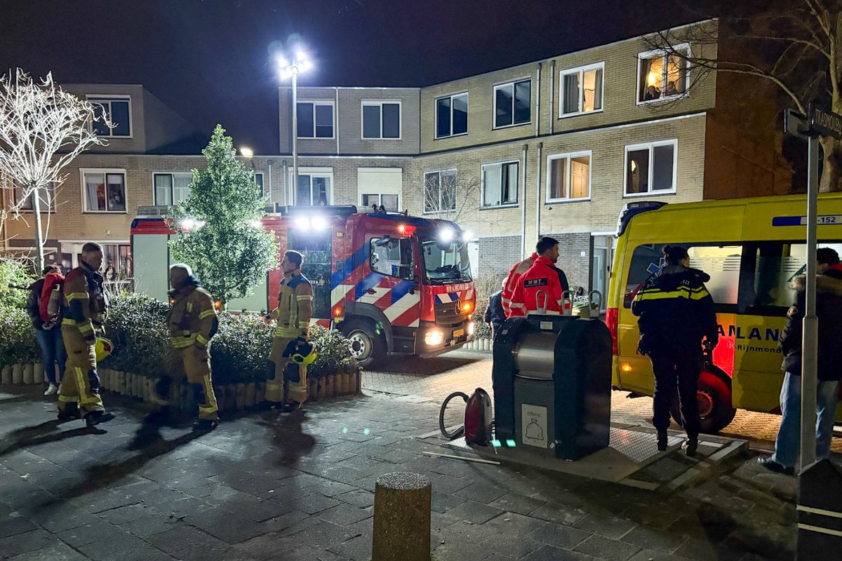 Onwelwording met massale uitruk van hulpdiensten in Maassluis