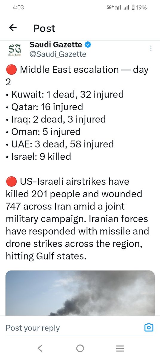 इंडिया की गोदी मीडिया ये नहीं दिखाएगी। भाड़ खाई है इंडियन मीडिया ने जो सच बताने से डर रही है। ईरान के हमले में कितने लोग UAE में मारे गए ये सऊदी गैजेट ने बताया है। <a href="/TV9Marathi/">TV9 Marathi</a> <a href="/ABPNews/">ABP News</a> <a href="/aajtak/">AajTak</a> <a href="/anjanaomkashyap/">Anjana Om Kashyap</a> <a href="/asadowaisi/">Asaduddin Owaisi</a> <a href="/CNBCTV18Live/">CNBC-TV18</a> <a href="/ANI/">ANI</a> <a href="/indiatvnews/">India TV</a> <a href="/Metro_TV/">METRO TV</a>