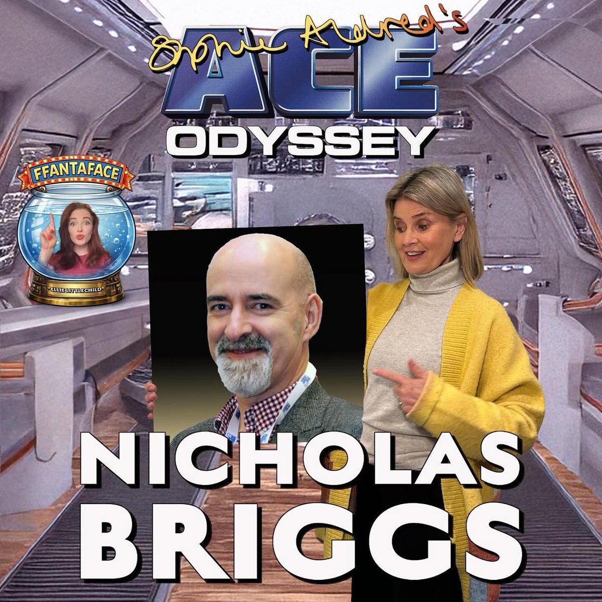 SimonHJR77's tweet photo. I am listening to 🎧 the latest episode of Sophie Aldred's Ace Odyssey - Nicholas Briggs @AceOdyssey63 @sophie_aldred #DoctorWho https://t.co/OSw9ISpo1P