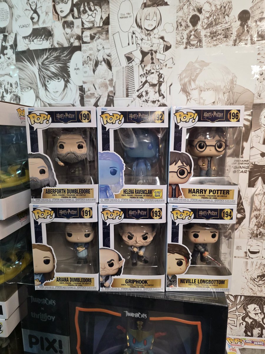 New Harry Potter Funko Wave has arrived!

Aberdorth Dumbledore
Ariana Dumbledore
Helena Ravenclaw Glow in the Dark
Griphook
Harry Potter
Neville Longbottom