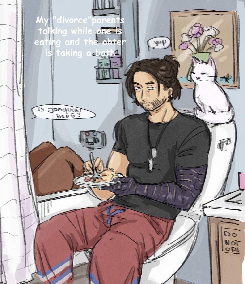 Bucky just want to spend more time with Sam after work ;) 
(Joaquín is so done with them) 

#sambucky #buckysam #FATWS