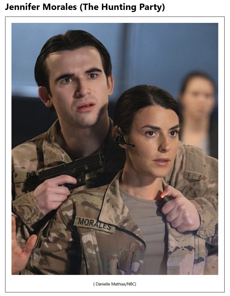 HuntingPartyBTS's tweet photo. ποΈ | @TVFanatic mentioned Jennifer Morales in their article on #CharactersOfTheWeek. https://t.co/ZIvTJtrFnl