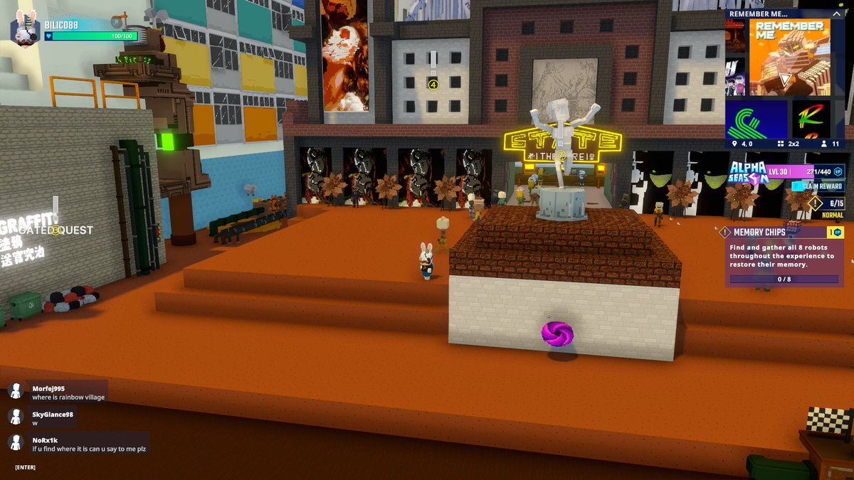 Bilico88's tweet photo. Ambassador hunt inThe Sandbox Season 7 Hub: found one! Who did you spot? @TheSandboxGame https://t.co/FoDkBCwOTS #Season7 https://t.co/NUwYrse0Wr