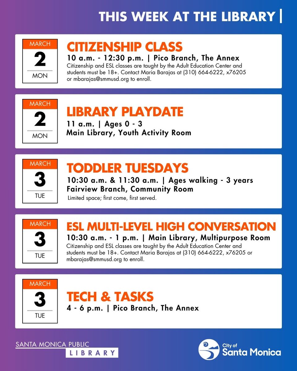 Santa Monica Public Library tweet media