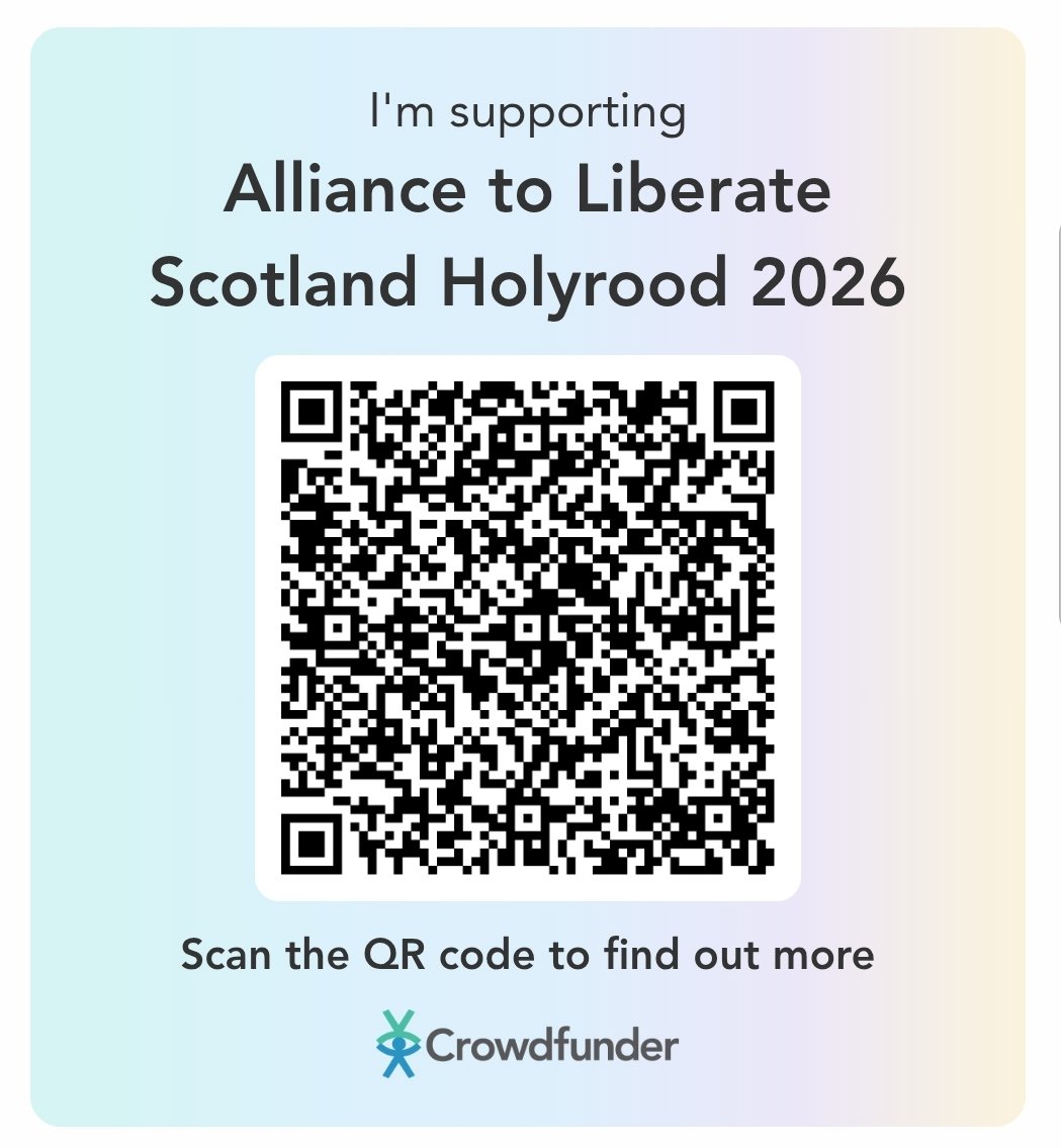 Please give whatever you can folks, this is our main pot for the campaign fund. As you'll know by now, we recently changed the name to Alliance To Liberate Scotland and this will be what all our candidates will stand under on both the constituency and List seats going forward