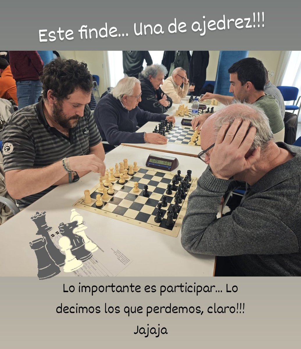 DGpajaraguer's tweet photo. Fin de semana de #Xake #Ajedrez!!!! ♟️♟️♟️♟️♟️♟️♟️ https://t.co/uDVwwBwrUy