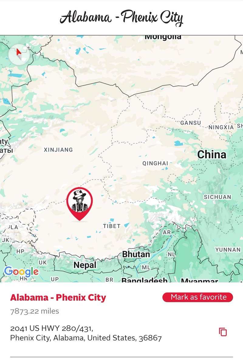 EthanStrock's tweet photo. Hey @slimchickens ... this does not look like Phenix City Alabama 😭 https://t.co/6T2Udr3aHP
