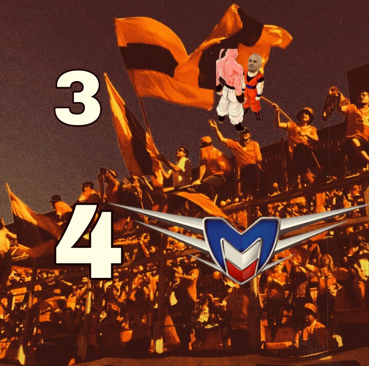 No mentire

Me alcance a asustar, pero al final nos quedamos con los tres puntos 

Vamos Marussia, el ascenso directo está al alcance 🧡