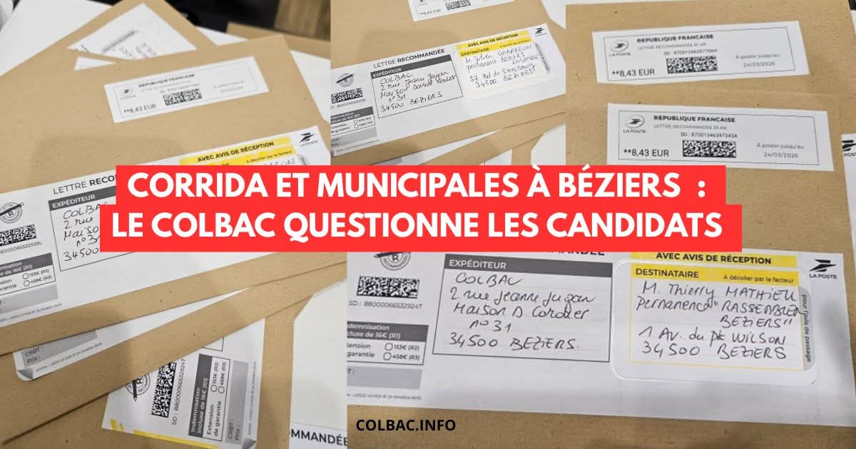 COLBAC Anti Corrida Béziers tweet media