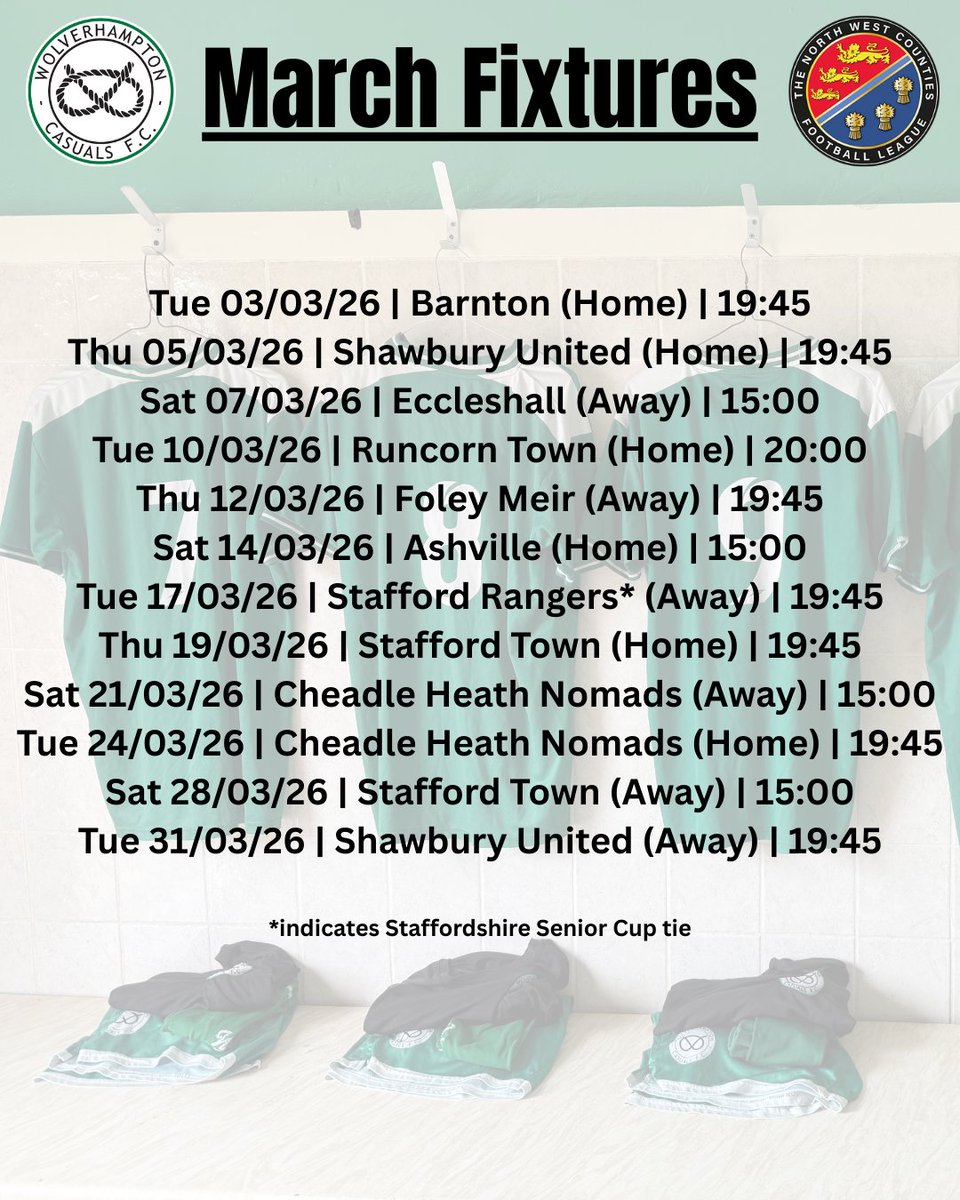 Wolverhampton Casuals FC tweet media