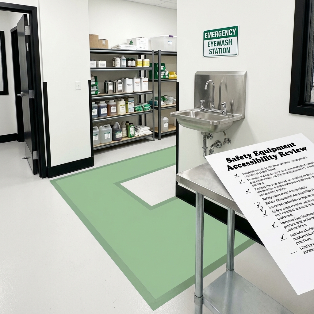 peterferrante33's tweet photo. Is your emergency eyewash truly within reach, or just technically installed?

Best practice expects about 10 second access, clear paths, visible signage, and routine checks. Storage creep can quietly compromise response time.

#FacilityManagement #WorkplaceSafety #EHS https://t.co/jGrwuwpAhO