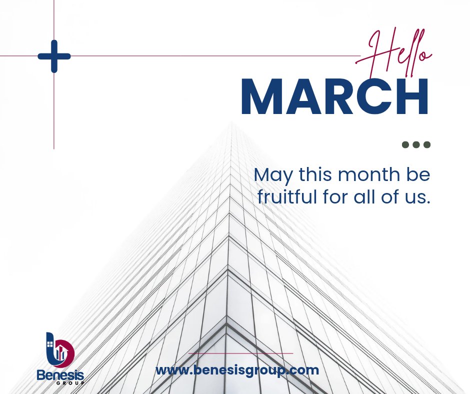 BenesisGroup's tweet photo. HAPPY NEW MONTH https://t.co/B4BGFvwnCS