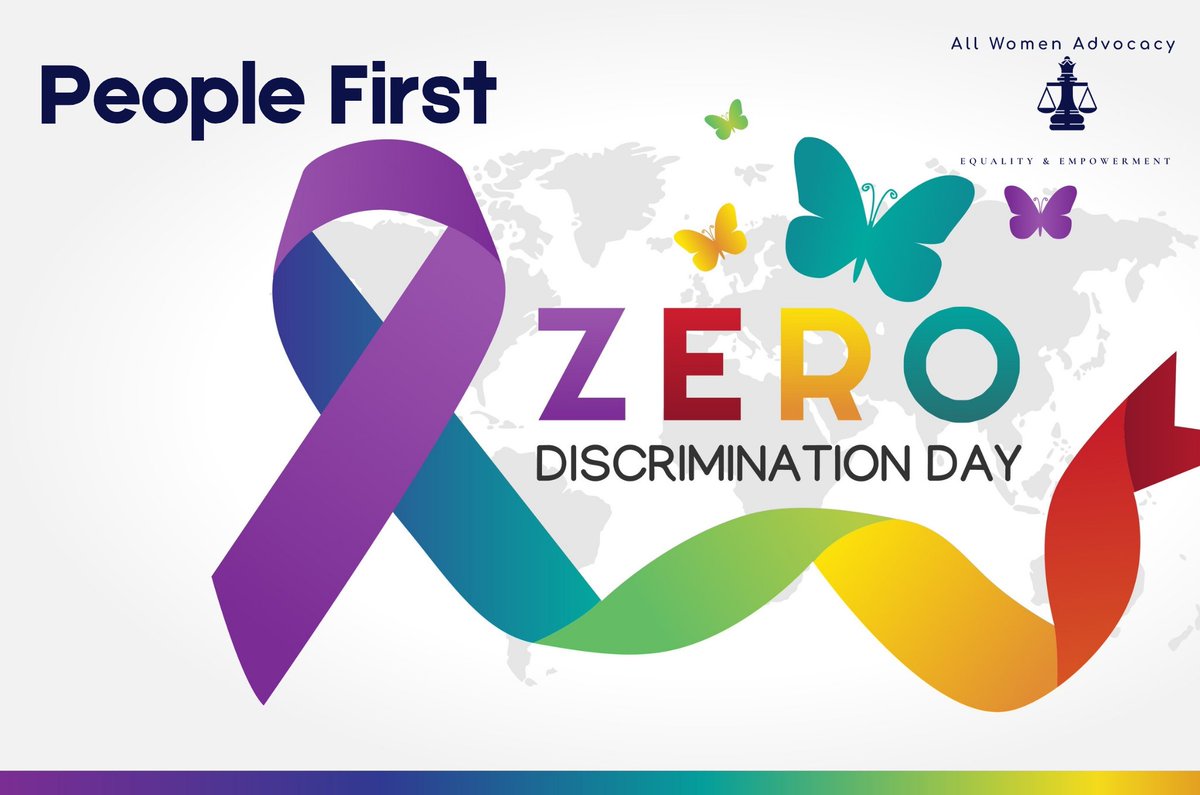 AWAdvocacy's tweet image. #ZeroDiscriminationDay
Put #PeopleFirst. In every space; from the boardroom to the streets-every woman deserves to be seen, heard, and valued for who she is, without the shadow of bias or inequality.
#Discrimination doesn't just hold individuals back; it holds humanity back.