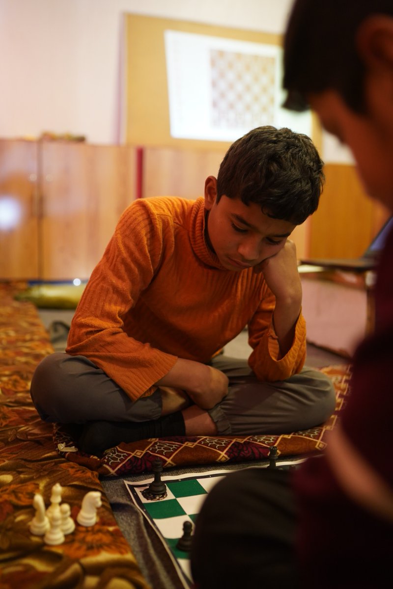 ChessHunza's tweet photo. We organized a small chess session at our community center, giving our youth a chance to spend their Sunday in a fun and productive way . It was a great opportunity for them to engage in a strategic game, socialize, and make the most of their weekend! https://t.co/ezKq1Df0Jz