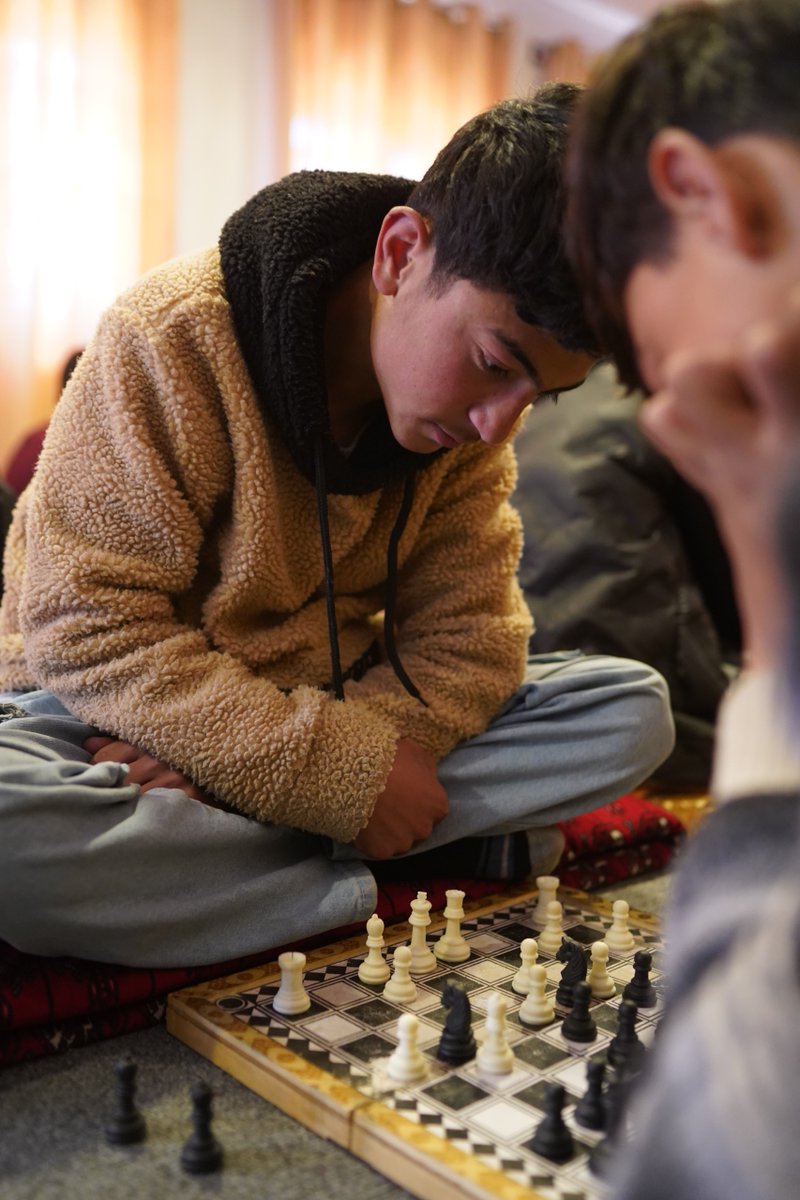 ChessHunza's tweet photo. We organized a small chess session at our community center, giving our youth a chance to spend their Sunday in a fun and productive way . It was a great opportunity for them to engage in a strategic game, socialize, and make the most of their weekend! https://t.co/ezKq1Df0Jz
