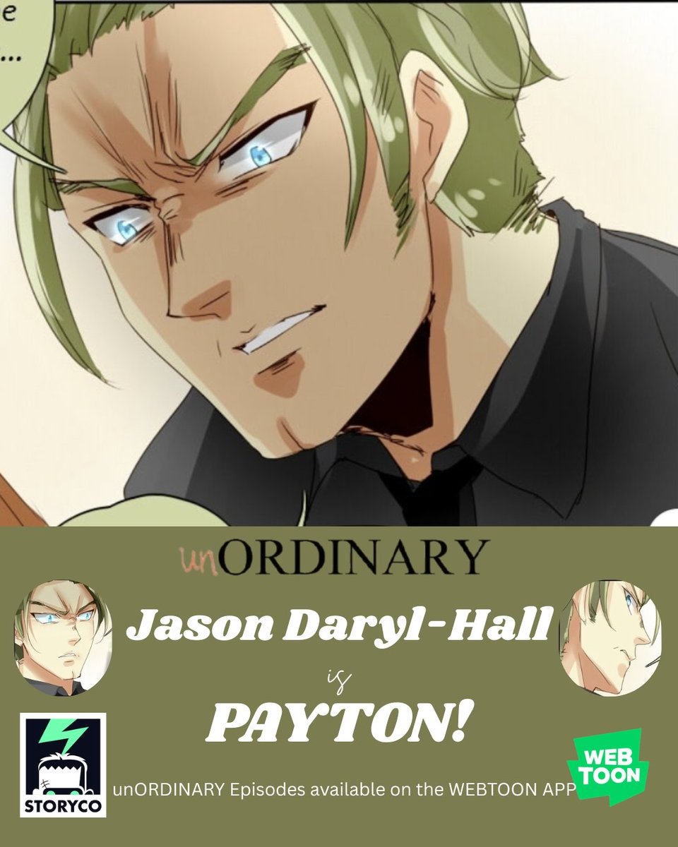 JJ11818's tweet photo. 👮ROLE ANNOUNCEMENT👮

Thrilled to announce that I voice PAYTON in the 
@webtoonofficial comic dub series “unORDINARY”

Thank you so much to @StorycoHQ @uruchanOFR , and WEBTOON for having me! 

💚Check it out on the WEBTOON APP!!!💚

#voiceacting #dub https://t.co/O0GqjOoBIO