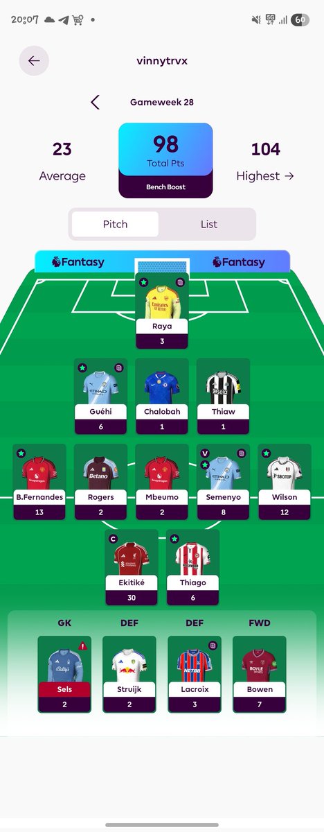 FPL this week was a hit 👌
<a href="/OfficialFPL/">Fantasy Premier League</a>