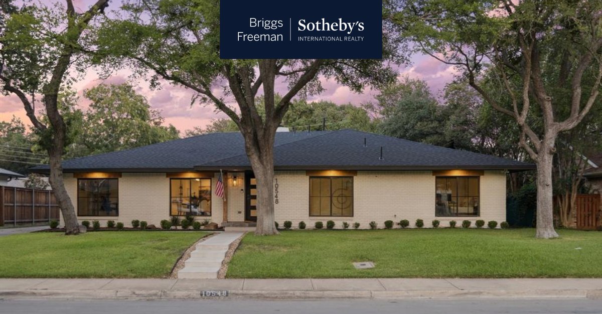 Presented at $1,229,000, 10548 Marquis Lane, Dallas TX, is new to market. 

Reach out to me directly, for a private tour or more information!✨✨

#Dallas

Listed By: Clarke Landry

Krystal Jost
Global Real Estate A... briggsfreeman.com/listing/211922…