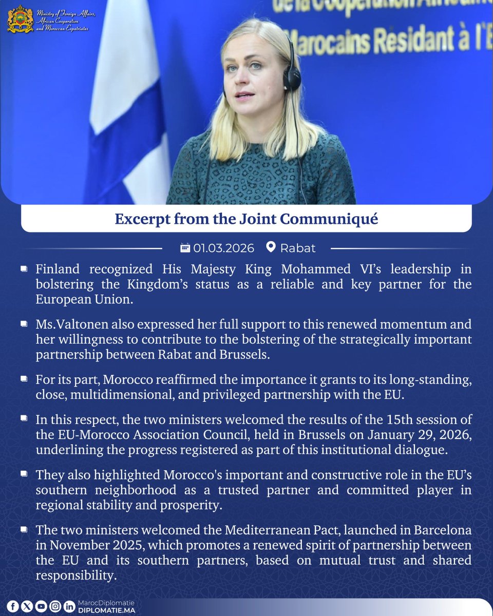 Moroccan Diplomacy 🇲🇦 tweet media