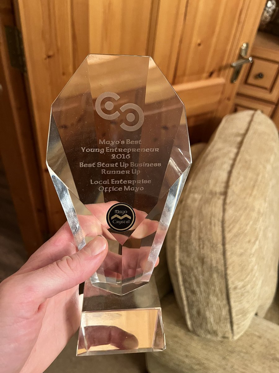 AnthonyBrod4's tweet photo. This day 10 years ago I won best start up in Mayo’s Best Young Entrepreneur competition and banked 5k for @JackNAdambooks series. https://t.co/pBs23DF4oH