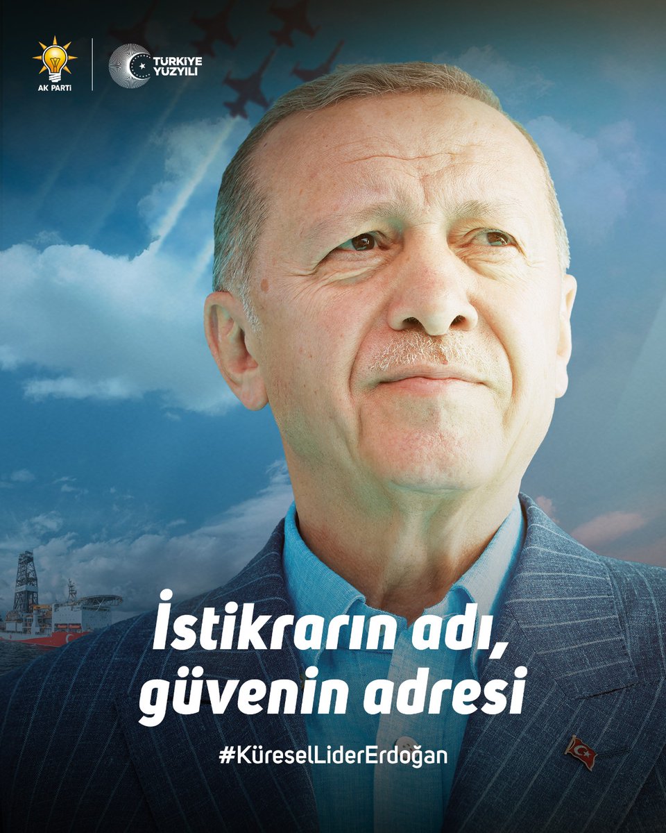 Güçlü Türkiye’nin güçlü lideri <a href="/RTErdogan/">Recep Tayyip Erdoğan</a>.

Rabb'im sizi başımızdan eksik etmesin.

#KüreselLiderErdoğan 🇹🇷