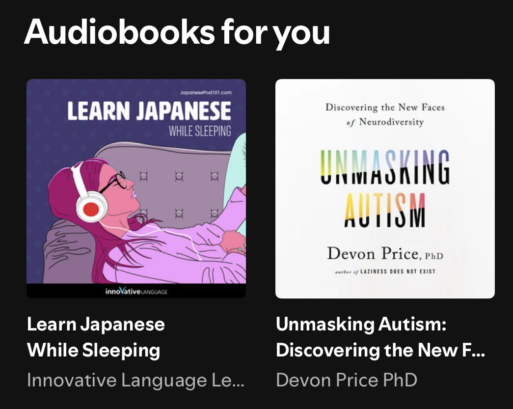 NazeehTarsha's tweet photo. Recommended to me and I don’t even listen to audiobooks 😭 https://t.co/8ITcN45tR6