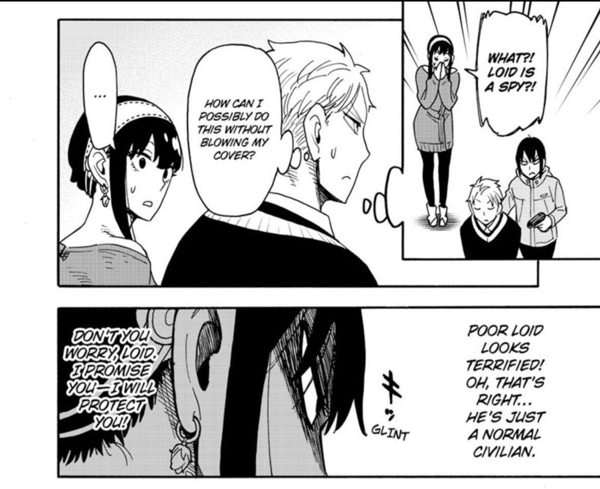 oh twiyor,,,, (i need to punch the nonchalant-ness out of loid tho like come on thats your wife)