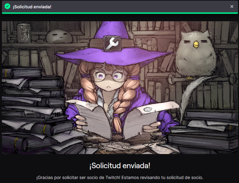 Señoras y señores:
Es de mi agrado informar que ya puedo solicitar el partner ٩(^ᴗ^)۶