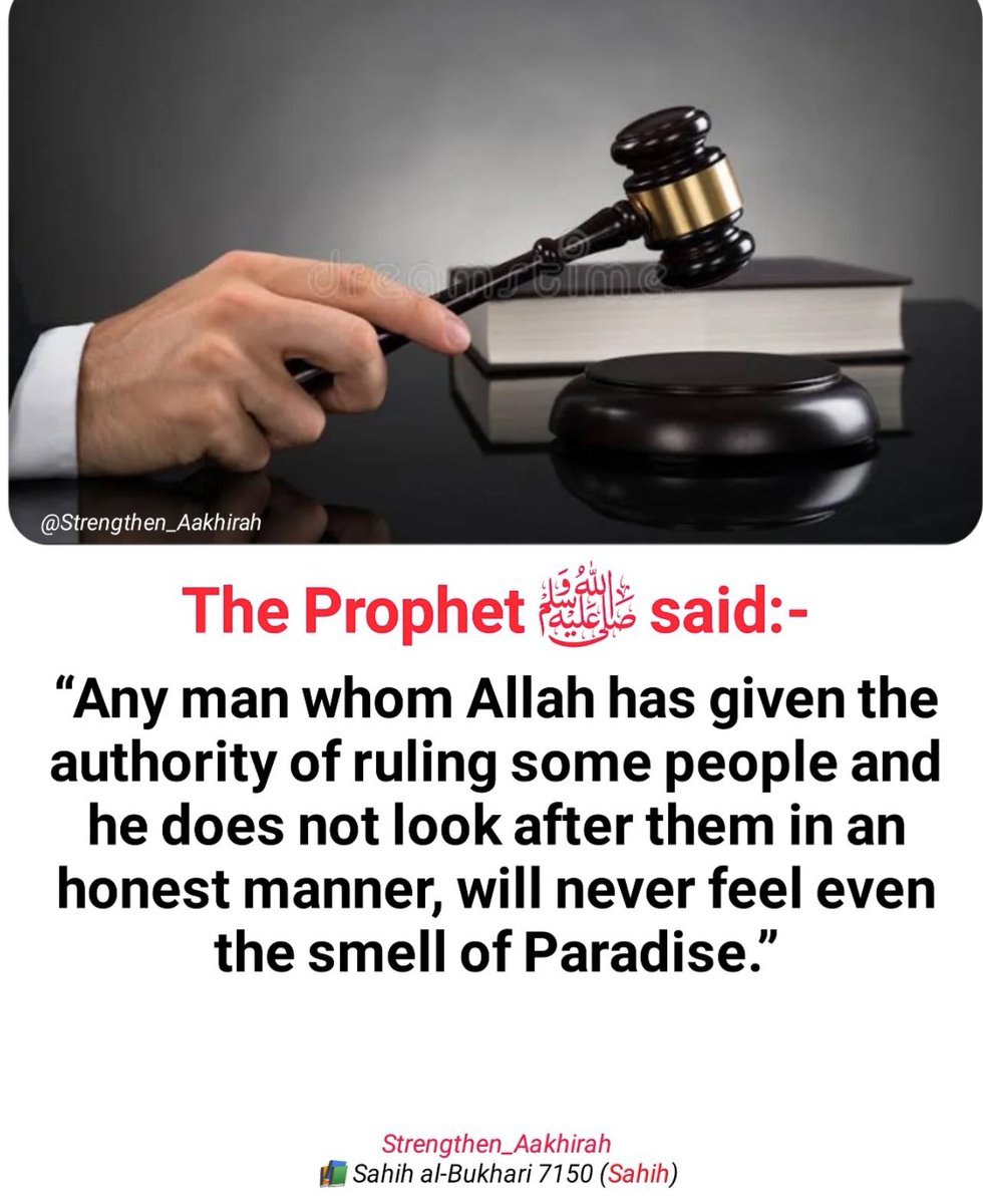 A lot of Northern Politicians were absent in class when this Hadith was taught. 

#SecureNorth