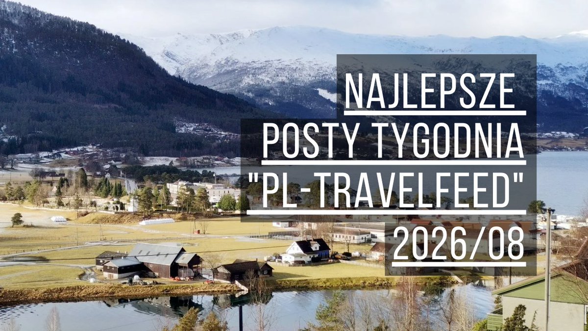 TravelfeedP's tweet photo. Najlepsze posty tygodnia "pl-travelfeed" 2026/08 https://t.co/rQK0K3pFQ8 #polish #pltravelfeed #konkurs #contest przez @joinTravelFeed https://t.co/5cXVGChAlE