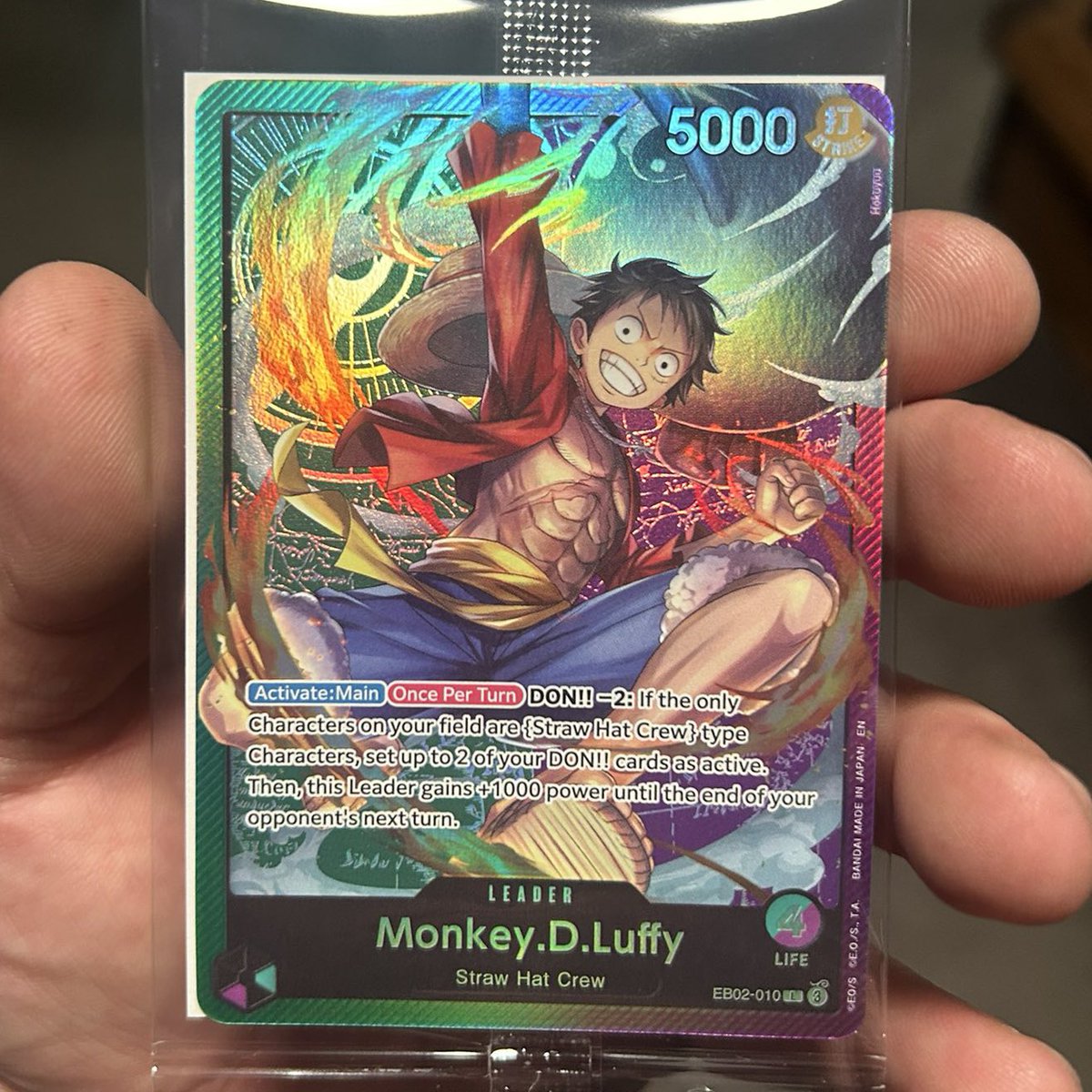 one piece card game sound loader One Piece TCG: Sound Loader Volume 1: Monkey.D.Luffy – GuuBuu Hobby main image 1