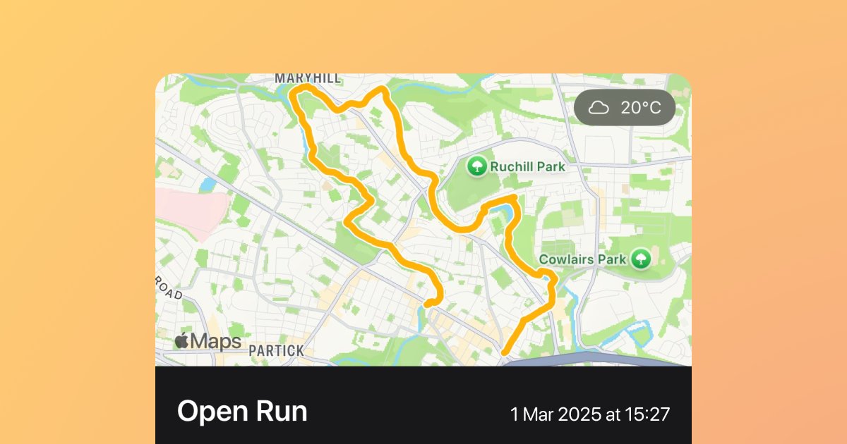 WatchTo5K's tweet photo. New in Watch to 5K v7.3 🌤️

Every run now shows the weather you trained in.

Because a 6:00/km in cool air hits differently than 6:00/km in heat.

Your run history just got more detailed.

https://t.co/pBssIAIw8a

#AppleWatch #Running https://t.co/wyODZ2ESjE